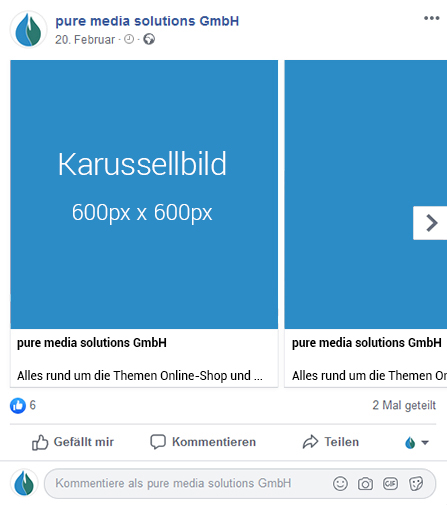 Karussellbild Größe